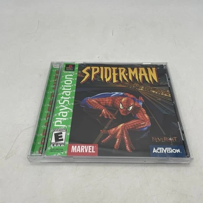 Spider-Man (Sony PlayStation 1, PS1) Greatest Hits CIB - Complete in Box Tested - Image 1 of 4