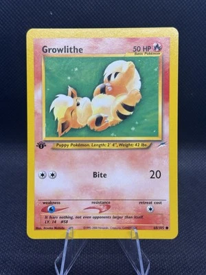 GROWLITHE 68/105 Neo Destiny 1st Edition Pokemon Card NM 🔥🔥🔥 - Image 1 of 2