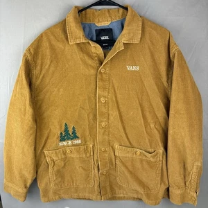 VANS Corduroy Button Up Shirt Forest '66 Mens M Limited Release L/S - Picture 1 of 13