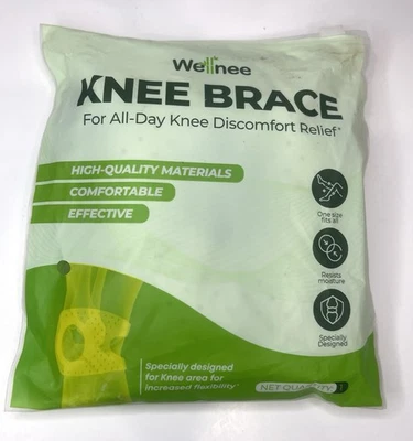 Wellnee Knee Brace For All Day Knee Discomfort Relief. One Size Fits All - Image 1 of 4