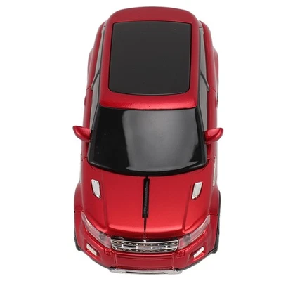 (Red)Car Shape Wireless Gaming Mice 2.4GHz 1600 DPI Cool 3D Car Shape Computer - Image 1 of 4