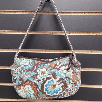 Vera Bradley Java Blue 2006 Pattern Maggie Medium Handbag Purse Clean Nice - Image 1 of 4