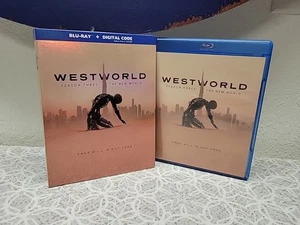 Westworld: Season Three (Blu-ray) FREE USPS GROUND ADVANTAGE SHIPPING - Picture 1 of 4
