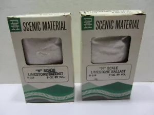 B&H N Scale Limestone Ballast 9oz. (2) - Picture 1 of 2