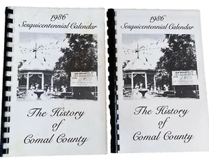 1986 Sesquicentennial Calendar History of Comal County Book 1st Printing 1985 - Picture 1 of 12