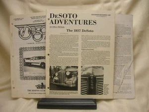 3 Hefte 1987-88 Desoto Adventures Desoto Days Dodge 1925-30 Motor Tune-up  - Bild 1 von 12