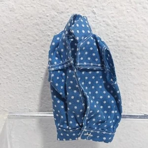Vintage California Dream Midge Barbie bambola blu bianco gilet a pois Mattel 1987 - Foto 1 di 7