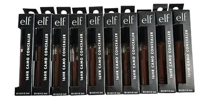 Lot Of 10 E.L.F. 16HR Camo Concealer Full Coverage 85858 Rich Ebony 0.203 fl oz - Image 1 of 3