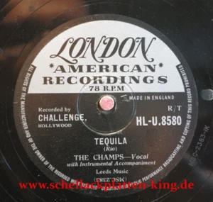 The Champs 78 RPM / Tequila & Train To Nowhere (21-1120) - Picture 1 of 3