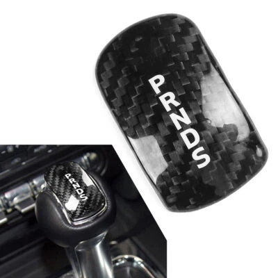 For Ford Mustang 2015 2016 2017-2023 Gear Shift Knob Cover Head Trim Black - Image 1 of 4