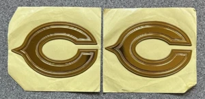 2020 CHICAGO BEARS NFL FOOTBALL PRO BOWL GOLD JERSEY SLEEVE TEAM PATCH SET OF 2 - Picture 1 of 4