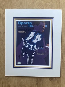 Jerry West Autographed Signed L.A. Lakers Sports Illustrated Cover Matted UDA - Picture 1 of 3