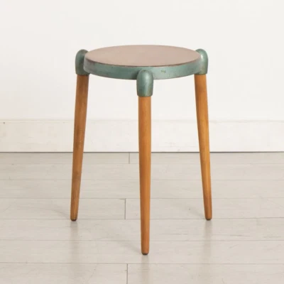 Taburete TV Gerald Summers madera contrachapada de haya y metal Aalto Breuer dos disponibles Foto 1 de 4