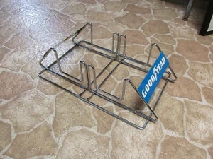 ORIGINAL ALL METAL GOODYEAR DUEL MOTORCYCLE TIRE STAND - Picture 1 of 5