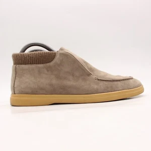 12 Storeez  Women's EU Size 38.5 Open Walk Suede Loafers Beige Slip On - Picture 1 of 10