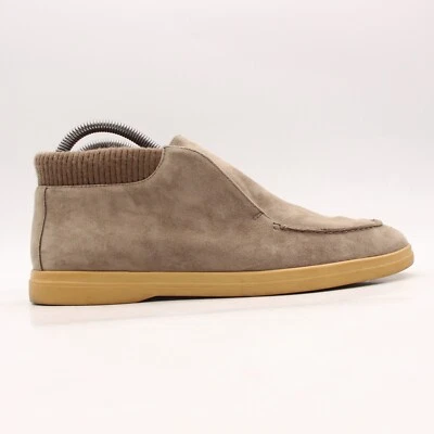 Mocasines de gamuza abiertos para mujer 12 Storeez talla 38,5 beige sin cordones Foto 1 de 4