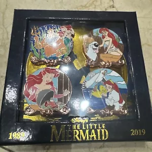 2019 THE LITTLE MERMAID ARIEL Color Variant Pin Set PIN LE 2000 Park Set - Picture 1 of 2