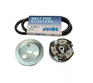 CINGHIA POLINI + FRIZIONE + PIATTELLO + PULEGGIA DA 90 PIAGGIO CIAO NEGOZIO EBAY - Bild 1 von 1