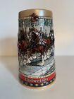 1988 Budweiser Holiday Collectors Christmas Series Beer Stein Mug Clydesdales for sale