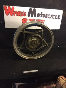 81 1981 SUZUKI GS850 GS 850 GL REAR WHEEL RIM STRAIGHT - Picture 1 of 12