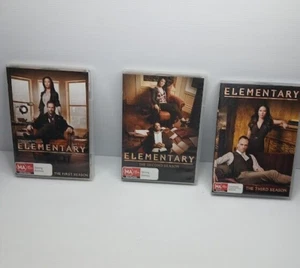 Elementary DVD TV Series Seasons 1-3 18 Discs Region 4 Lucy Liu 1 2 3 Crime DVD - Picture 1 of 16