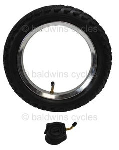 Quinny PUNCTURE PROTECTED Off Road Pram Tyre & Tube Set 12-1/2" x 2-1/4" - Picture 1 of 12