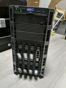 Dell T630 Xeon 2*E5-2623 V3 32GB RAM h730 12g cache dual psu 5*600GB sas 10k - Picture 1 of 7