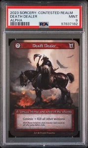 2023 Sorcery Contested Realm ALPHA Unique Death Dealer PSA 9 #7182 - Picture 1 of 2