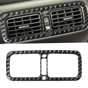 Carbon Fiber Rear Air Condition Vent Panel Cover For Infiniti G37 Sedan 10-13  - Picture 1 of 9