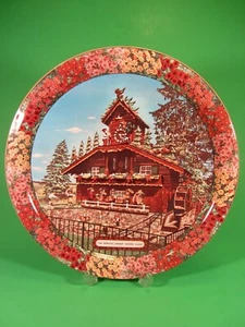 World's Largest Cuckoo Clock Souvenir Metal Plate at Alpine Alpa in Wilmot Ohio - Picture 1 of 7
