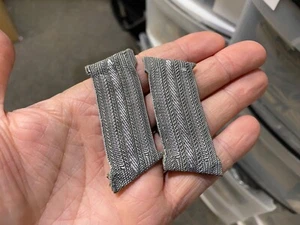 WWII GERMAN HEER ARMY TUNIC PRE-FOLDED COLLAR TABS LITZEN-LATE WAR GENERIC - Imagen 1 de 1