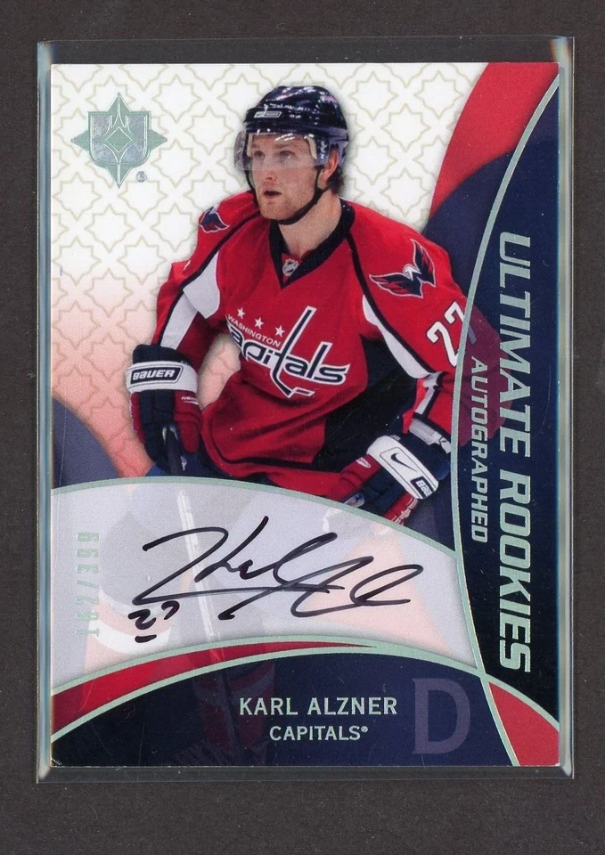 2008-09 Ultimate Collection Rookies Autograph #89 Karl Alzner RC 162/399 - Image 1 of 1