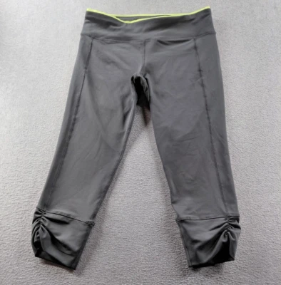 Calvin Klein Women's Capri Legging Gray Sz M Performance Quick Dry Stretch 21.5" - Image 1 of 4