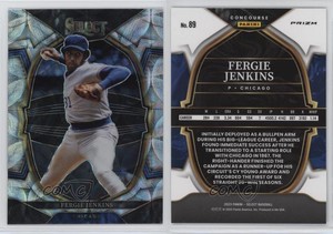 2023 Panini Select Concourse Scope Prizm Fergie Jenkins #89 HOF