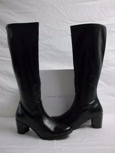 Karen Scott Size 5.5 M Lucca Black Knee High Boots New Womens Shoes NWB 9428B - Picture 1 of 7