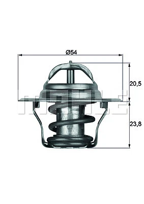 MAHLE TX 14 87D THERMOSTAT, KÜHLMITTEL FÜR  AUDI IRAN KHODRO MITSUBISHI NISSAN S — 第 1/2 张图片