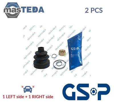 780261 CV JOINT BOOT KIT PAIR FRONT RIGHT LEFT WHEEL SIDE GSP 2PCS NEW - Image 1 of 4