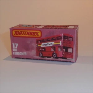 Caja de reproducción estilo K Matchbox Lesney Superfast 17 g The Londoner - Imagen 1 de 4