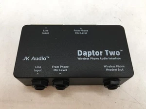 JK Audio Daptor Two Wireless Phone Audio Interface FREE S/H - Picture 1 of 4