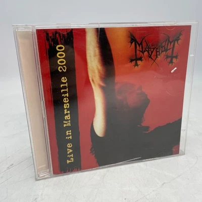 Mayhem ‎Live In Marseille 2000 CD Album France 2001 Limited Edition VG+/VG+ Foto 1 de 3