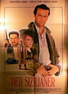 Der Sizilianer - Christopher Lambert - Filmposter A1 84x60cm gefaltet - Picture 1 of 1