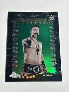 2025 Topps Chrome WWE Cactus Jack Sheamus/99 Green Refractor Famed Phantoms - Imagen 1 de 3