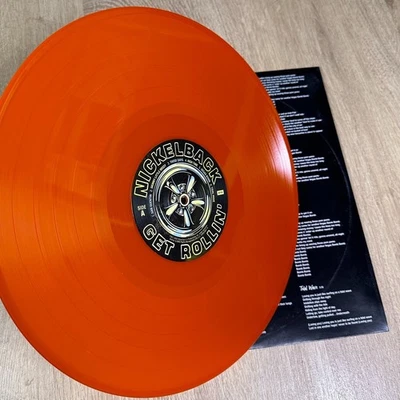Nickelback Get Rollin Orange Vinyl Record Album Limited Edition 2022 - Bild 1 von 4