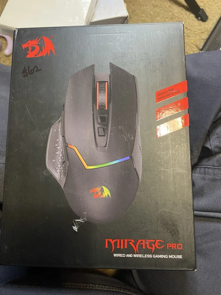 Mirage Pro wired and wireless gaming mouse - Image 1 of 1