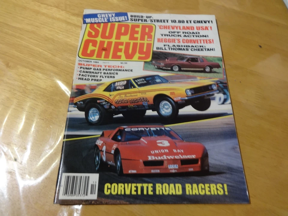 SUPER CHEVY VINTAGE CAR MAGAZINE CHEVROLET  1984 OCTOBER - Image 1 of 1