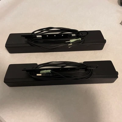 HP LCD MONITOR SPEAKER SOUND BAR MODEL  H-108 P/N 531565-101 USB POWER Tested - Image 1 of 4