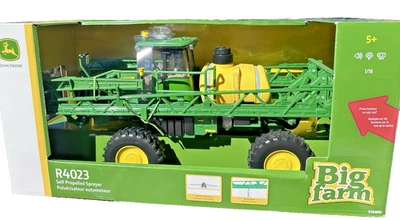Toby Big Farm John Deere 1:16 Scale R4023 Self Propelled Sprayer ERTL New in Box - Image 1 of 4