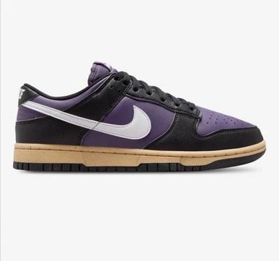 WMN Nike Dunk Low Next Nature Athletic Shoes Dark Raisin/Black/White DD1873-500 - Image 1 of 4
