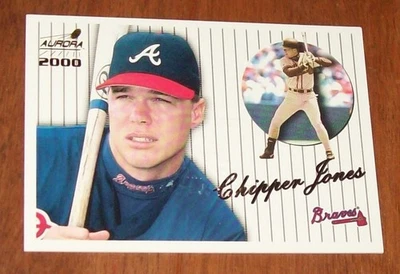 Rare 2000 Pacific Aurora National Show Anaheim California Chipper Jones Card - Image 1 of 2