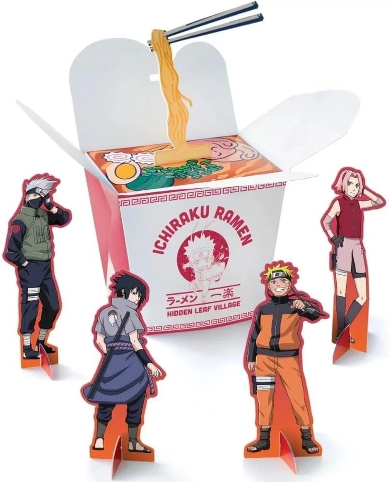 Naruto Manga Serie Anime Niños Cumpleaños Fiesta Centro Mesa Decoración Kit Foto 1 de 1